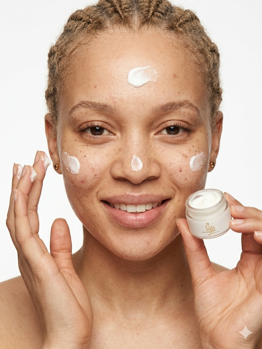 Petite CRÈME VISAGE sombre