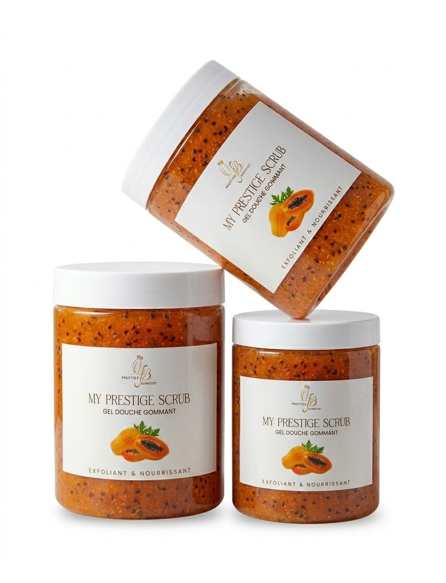 GEL DOUCHE ÉCLAIRCISSANT GOMMANT